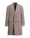 Caruso Man Coat Light Brown Size 44 Wool In Brown