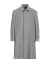 Caruso Man Overcoat & Trench Coat Grey Size 46 Wool