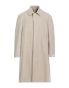 Caruso Man Overcoat & Trench Coat Sand Size 40 Wool In Beige