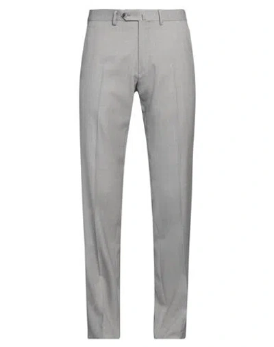 Caruso Man Pants Grey Size 40 Wool