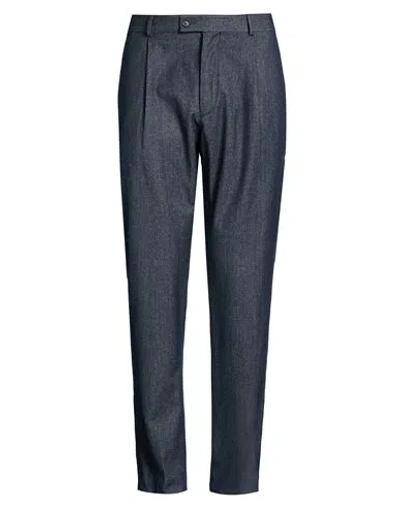Caruso Man Pants Midnight Blue Size 30 Cotton, Wool, Polyamide, Elastane