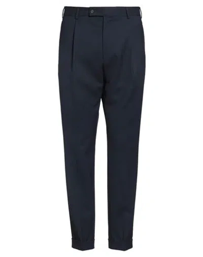 Caruso Man Pants Midnight Blue Size 38 Wool