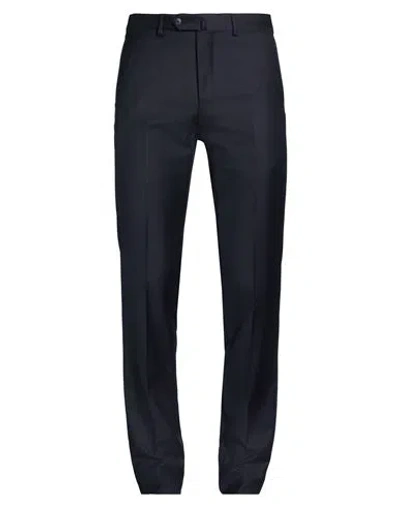 Caruso Man Pants Midnight Blue Size 38 Wool