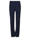 Caruso Man Pants Navy Size 40 Wool, Mohair Wool In Blue