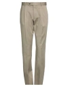 Caruso Man Pants Sage Green Size 36 Cotton, Elastane