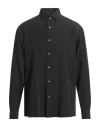 Caruso Man Shirt Black Size 16 ½ Cotton