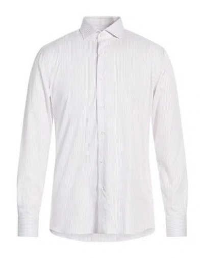 Caruso Man Shirt Light Pink Size 15 ½ Cotton In Red