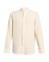 Caruso Man Shirt Light Pink Size 17 Tencel In Neutral