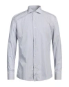 Caruso Man Shirt Midnight Blue Size 17 Cotton In Blue