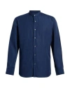 Caruso Man Shirt Midnight Blue Size 17 ½ Tencel