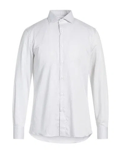 Caruso Man Shirt White Size 15 Cotton