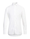 Caruso Man Shirt White Size 16 Cotton In White