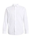 Caruso Man Shirt White Size 16 ½ Cotton In White