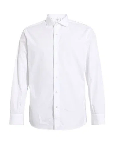 Caruso Man Shirt White Size 16 ½ Cotton