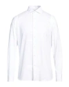 Caruso Man Shirt White Size 16 Cotton In White