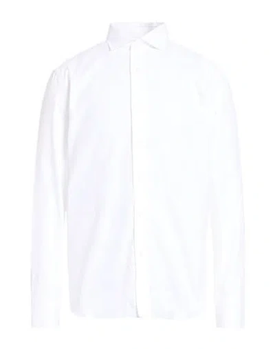 Caruso Man Shirt White Size 17 ½ Cotton