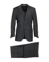 Caruso Man Suit Charcoal Size 44 Wool