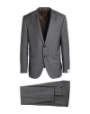 Caruso Man Suit Grey Size 46 Wool In Gray
