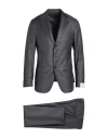 Caruso Man Suit Grey Size 48 Wool In Gray