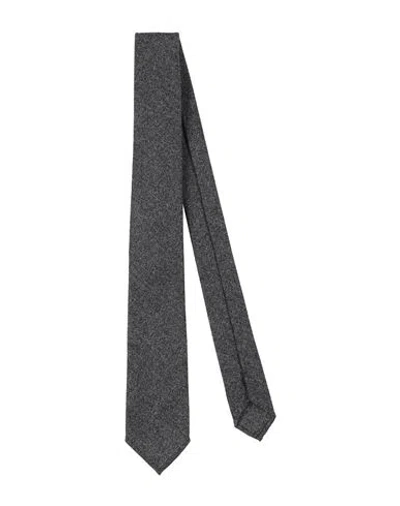 Caruso Man Ties & Bow Ties Black Size - Wool