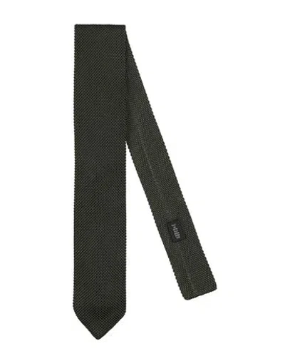 Caruso Man Ties & Bow Ties Dark Green Size - Silk