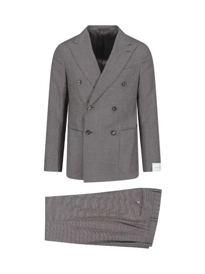 Caruso Men's 100% Wool Dress In Gray