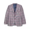 Caruso Plaid-check Blazer