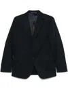 Caruso Single-breasted Blazer In Blau