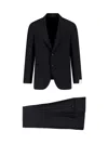 Caruso Single-breasted Suit In Black