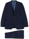 Caruso Single-breasted Suit In Blue