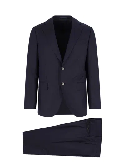 CARUSO SINGLE-BREASTED WOOL SUIT