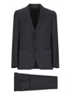 Caruso Wool Single-breasted Suit In Blue