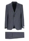 Caruso Blue Wool Suit In Blue