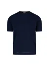 Caruso Knitted T-shirt In Blue