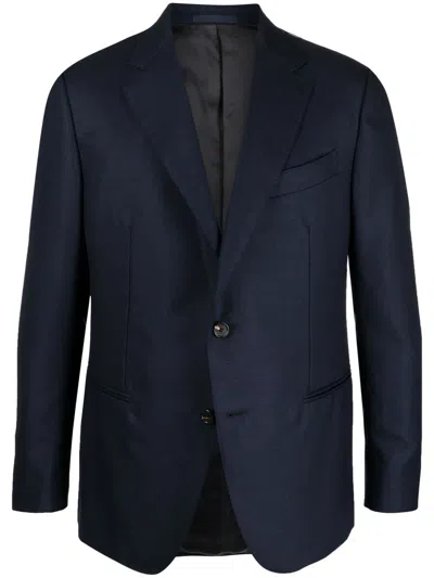 Caruso Tailored Suit-jacket In Blue