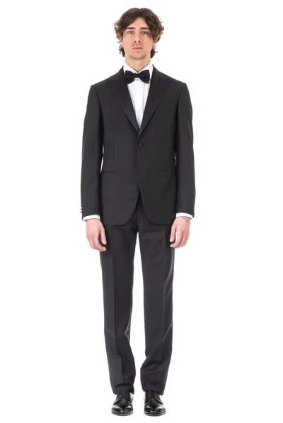Caruso Tailored Tuxedo Norma Fit, Drop 7r In Black