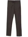 Caruso Tapered Trousers In Brown