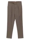 Caruso Hose Mit Tapered-bein In Nude