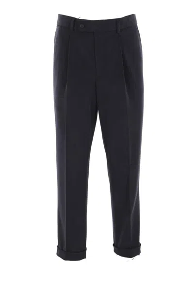 Caruso Tailored Trousers In Blue