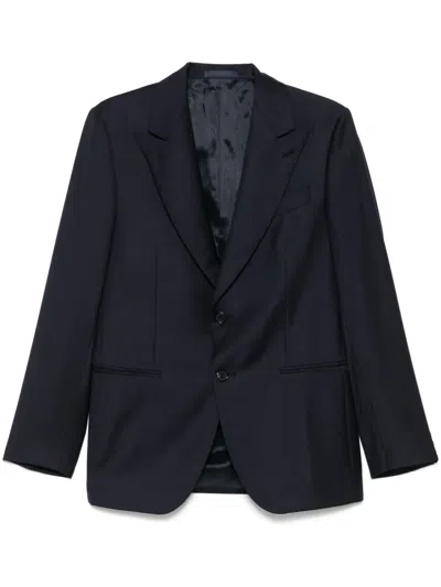 Caruso Klassisches Sakko In Blau