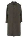 Caruso Wool Coat In Green
