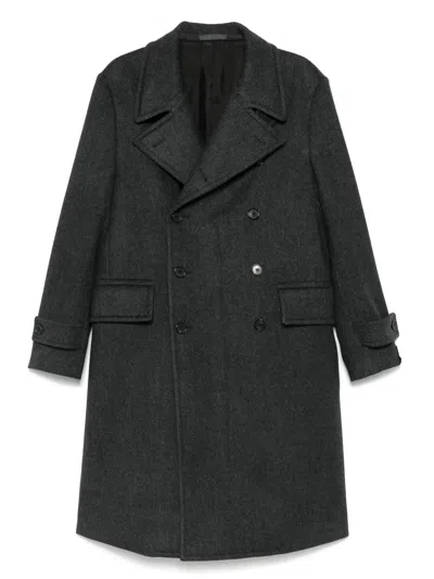 Caruso Wool Double-breasted Coat
