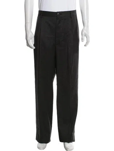 Pre-owned Caruso Wool Dress Pants W/ Tags In Black