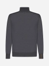 CARUSO WOOL, SILK AND CASHMERE TURTLENECK