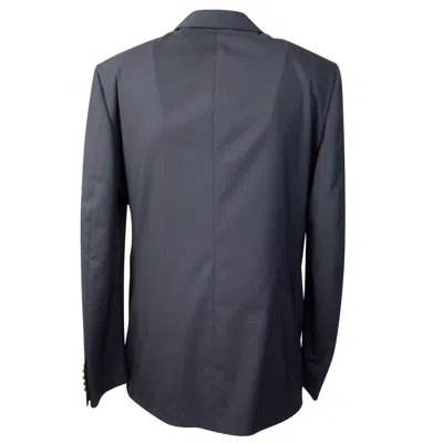 Caruso Wool Single Breasted Blazer 10r In Multi