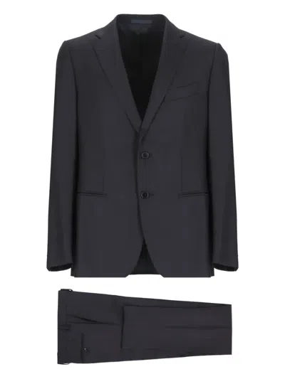 CARUSO WOOL SINGLE-BREASTED SUIT