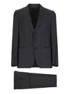 Caruso Wool Single-breasted Suit In Blue