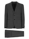 Caruso Grey Wool Suit In Grey