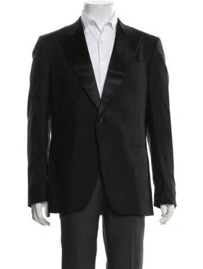 Pre-owned Caruso Wool Two-piece Blazer In Black