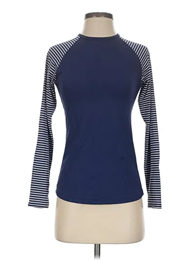 Pre-owned Carve Designs 3/4 Sleeve T-shirt In Blue